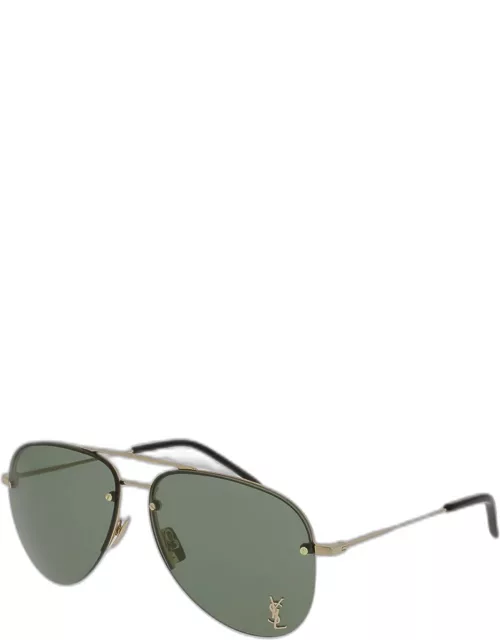 Classic 11 Monochromatic Aviator Sunglasse