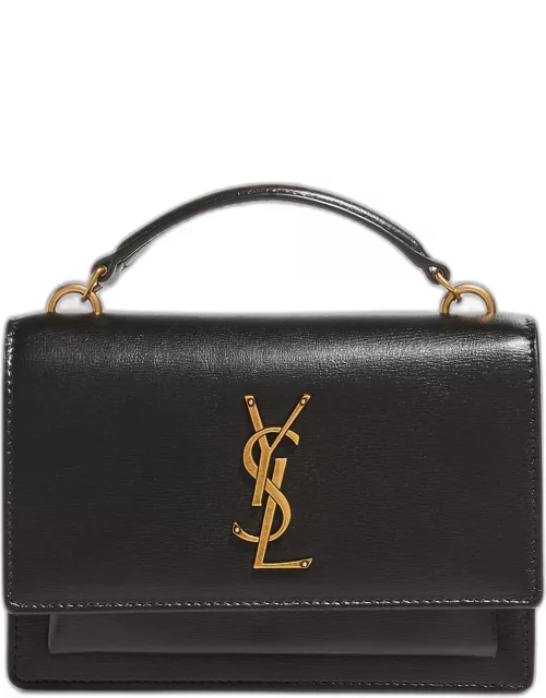 Sunset Medium YSL Top-Handle Crossbody Bag in Smooth Leather