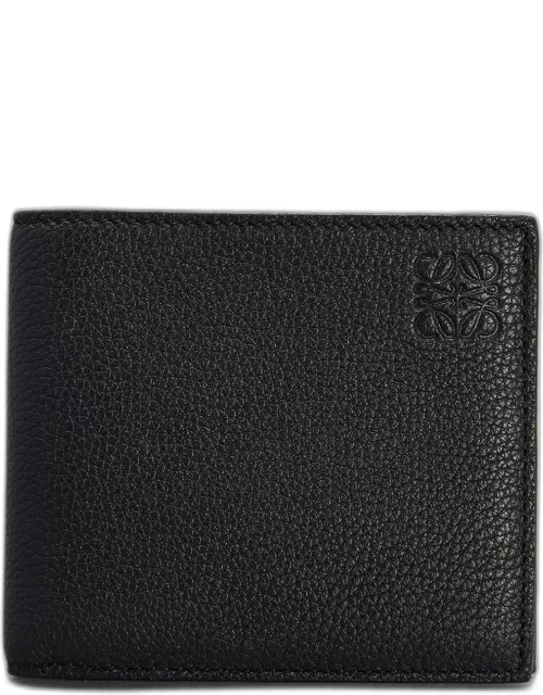 Men's Debossed Anagram Leather Bifold Wallet