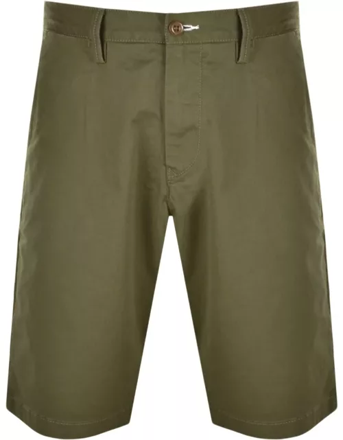 Gant Relaxed Twill Shorts Green