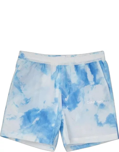 Calvin Klein Jeans All Over Print Swim Shorts - Blue
