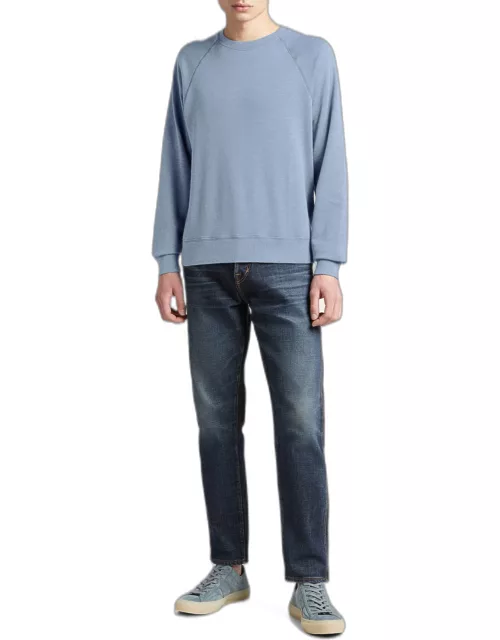 Men's Mélange Cotton Jersey Sweatshirt