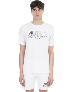 Autry T-shirt In White Cotton