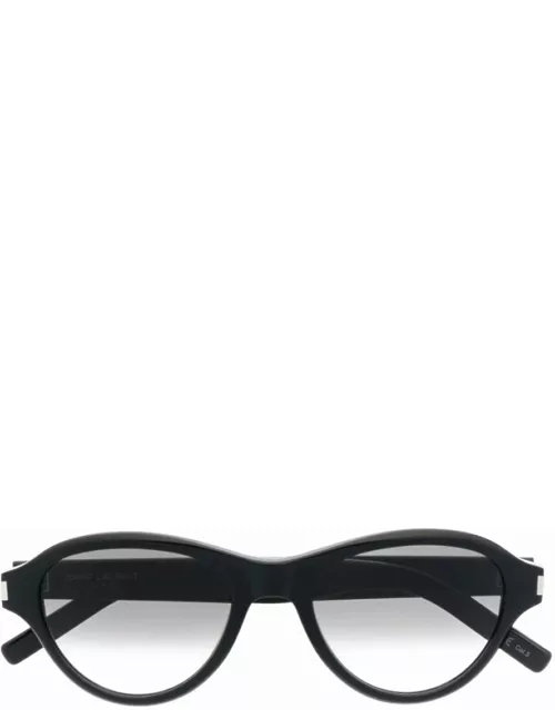 Black round frame Sunglasse