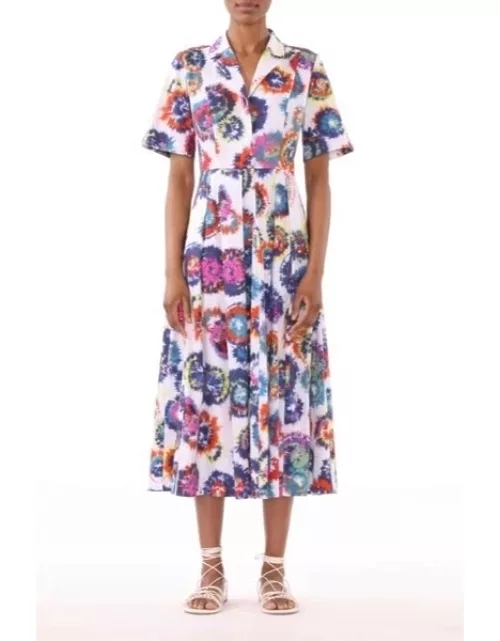 Jason Wu Collection Abstract Floral Shirtdres