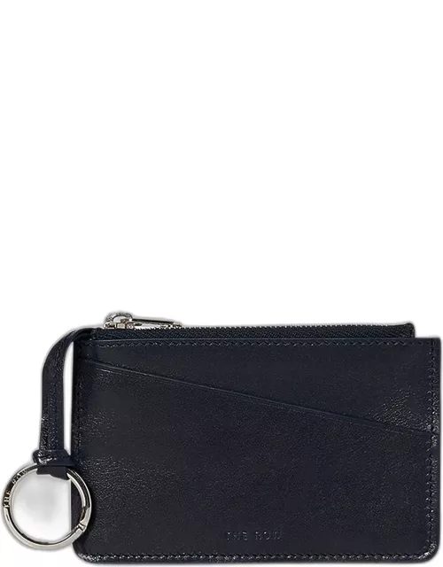 Zip Wallet in Calf Leather
