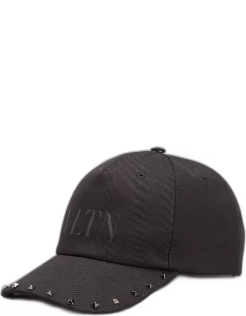 Men's Studded VLTN-Logo Baseball Hat