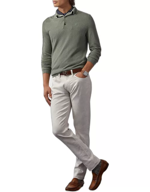 Men's Slim Fit Linen-Cotton Stretch Jean