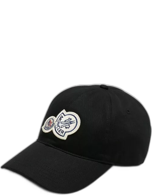 Men's Double Logo-Patch Baseball Cap