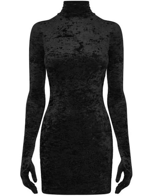 VETEMENTS Velvet Dress - Black