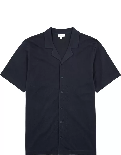LA Double J Ascot Printed Silk Shirt - Black - S (UK8-10 / S)