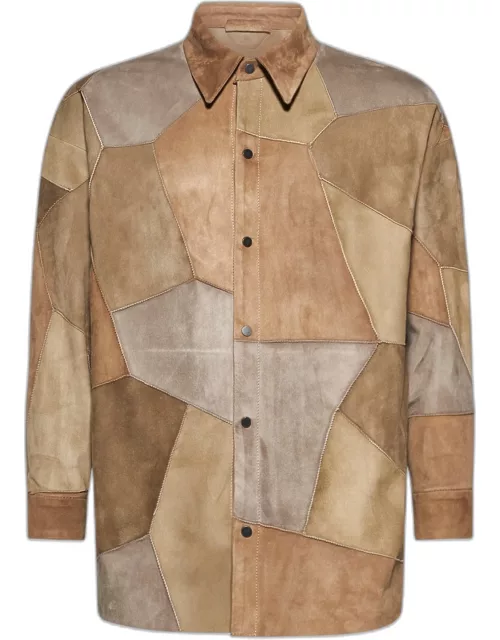 Salvatore Santoro Patch Shirt Jacket