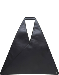 MM6 Maison Margiela Japanese Bag In Black Leather