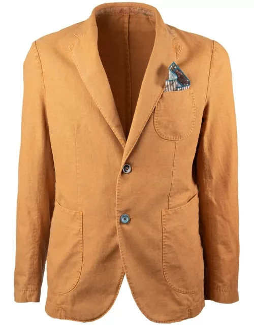 Bob Domi Orange Single-breasted Jacket