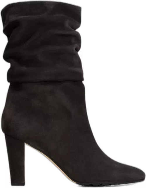 Calasso Suede Slouchy Mid Bootie