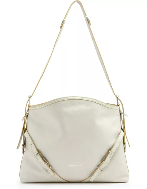 Givenchy Voyou Medium Leather Shoulder bag - Ivory