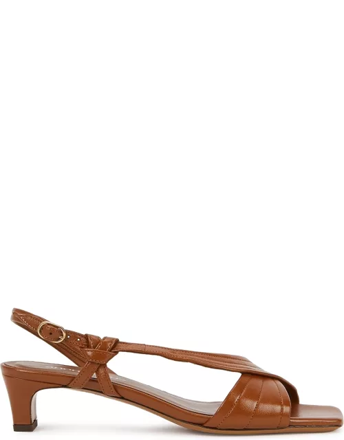 Athena 40 brown leather sandals