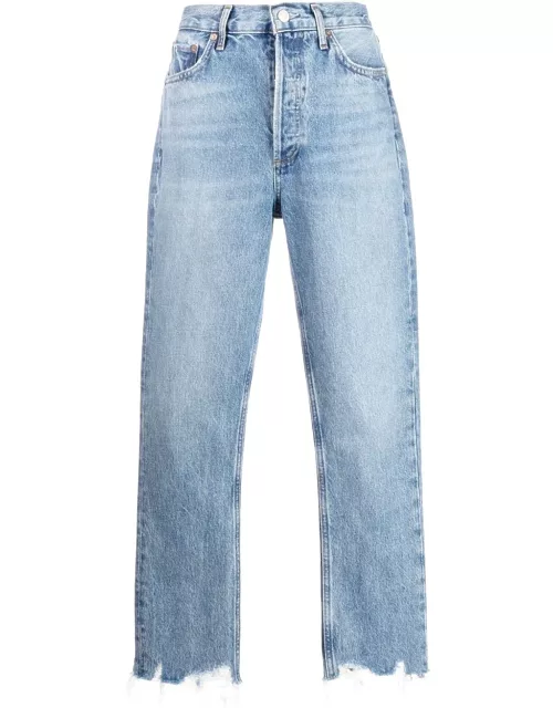AGOLDE Riley cropped straight jean