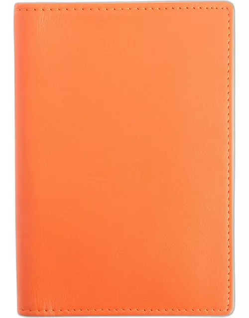 Personalized Leather RFID-Blocking Passport Wallet with Vaccine Card Pocket
