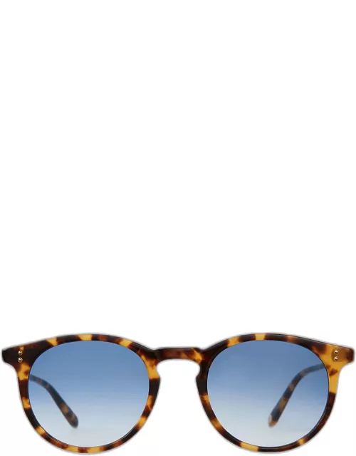 Carlton Sunglasses by Garrett Leight Light Tortoiseshell One