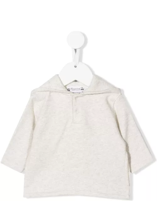 Bonpoint long-sleeve cotton hoodie