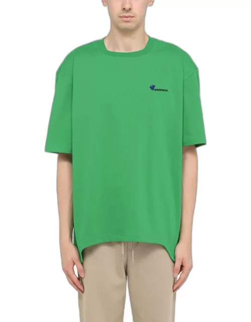 Green t-shirt with embroidered logo