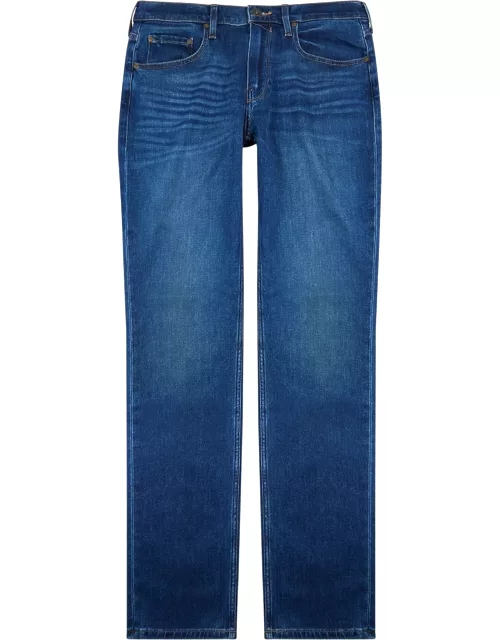 Federal dark blue straight-leg jeans