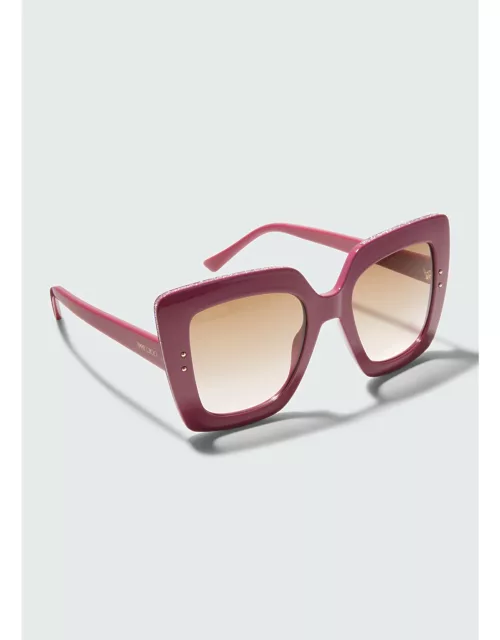 Aurigs Glitter Polyamide Cat-Eye Sunglasse