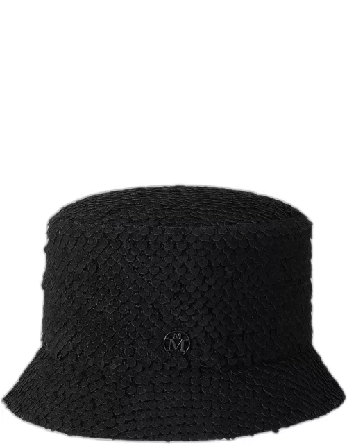 Kendall Mini Velvet Sequin Bucket Hat