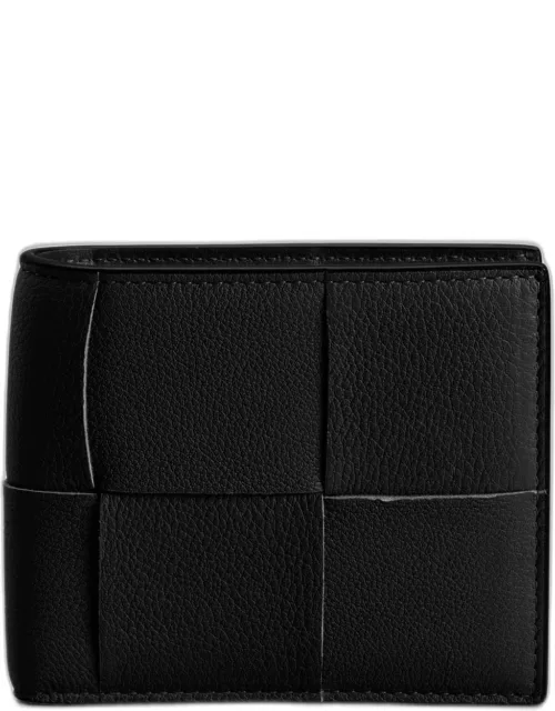 Men's Cassette Intrecciato Leather Bifold Wallet