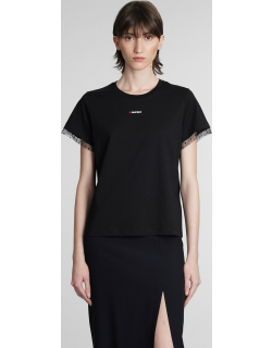 RED Valentino T-shirt In Black Cotton