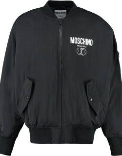 Moschino Smiley Padded Bomber Jacket