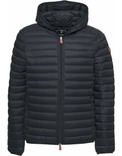 Ecological Black Quilted Nylon Down Jacket Save The Duck Man
