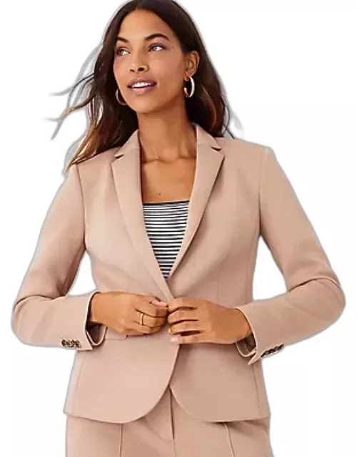Ann Taylor The One-Button Blazer in Double Knit
