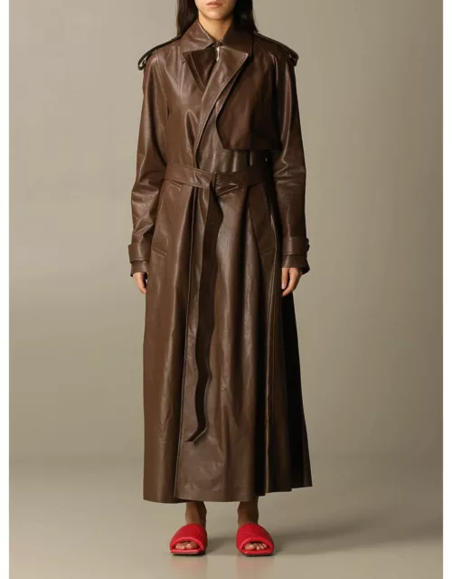 Trench Coat BOTTEGA VENETA Woman color Dark