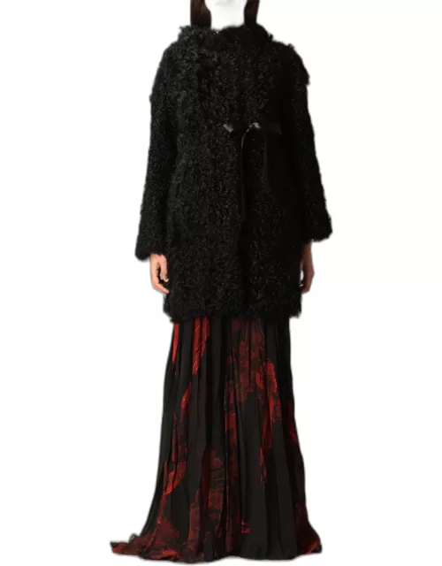 Fur Coats BOUTIQUE MOSCHINO Woman colour Black