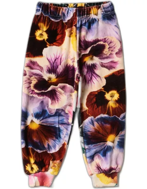 Molo jogging trousers with floral pattern