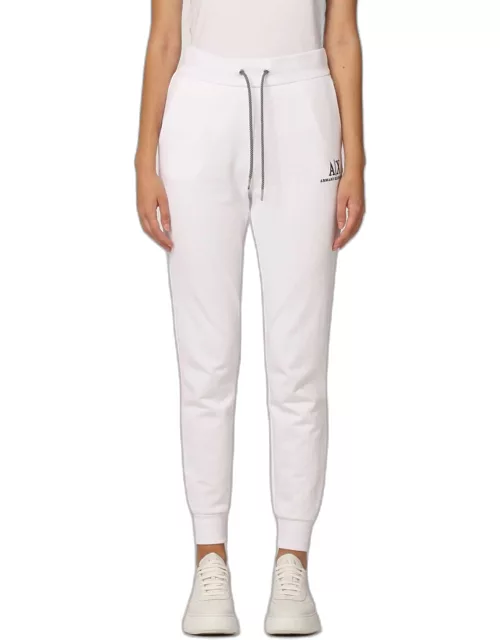 Armani Exchange cotton jogging trousers with logo