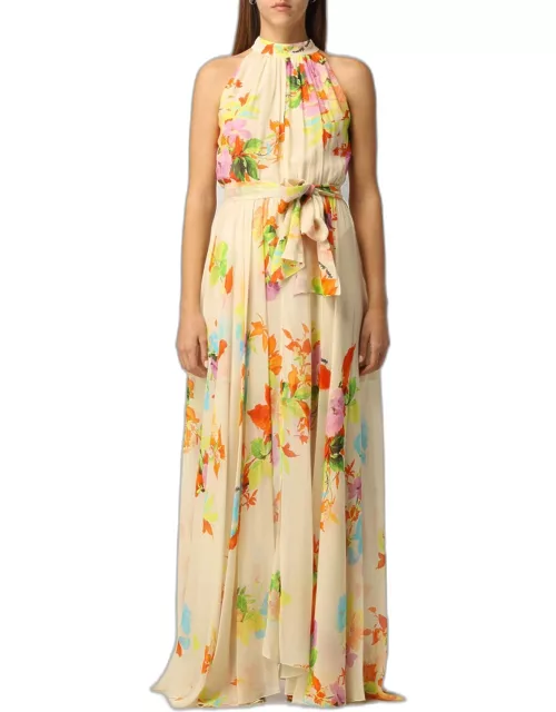 Anna Molinari long dress in floral viscose