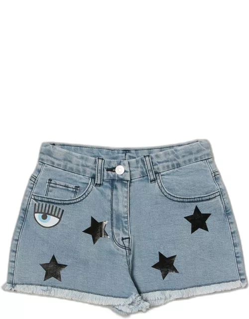 Chiara Ferragni denim shorts with star