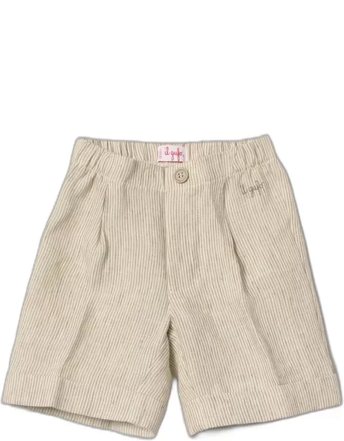 Il Gufo shorts in pinstripe linen