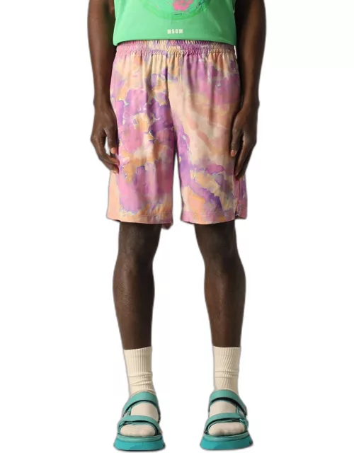 Msgm Bermuda shorts with tie dye print