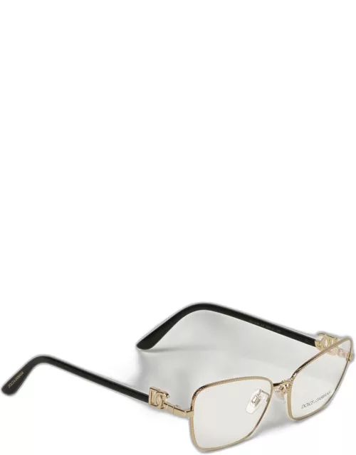 Dolce & Gabbana metal eyeglasses with logo