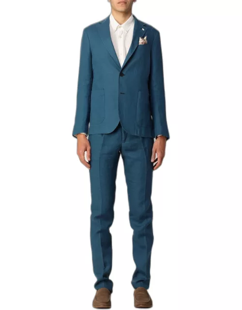 Suit MANUEL RITZ Men colour Turquoise