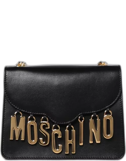 Moschino Couture leather crossbody bag with charme
