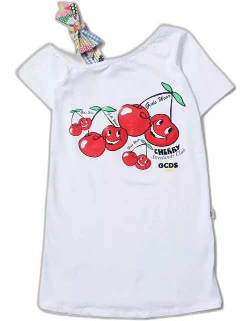 Gcds t-shirt dress with cherry print