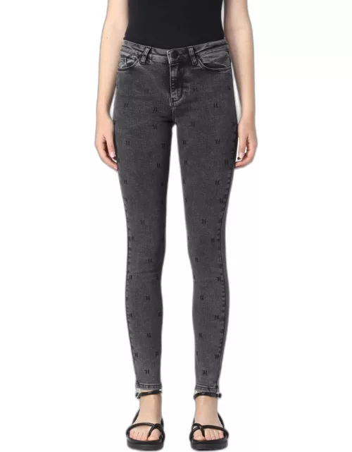 Karl Lagerfeld jeans in washed denim with logo