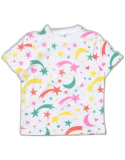 Stella McCartney T-shirt with stars and hearts print