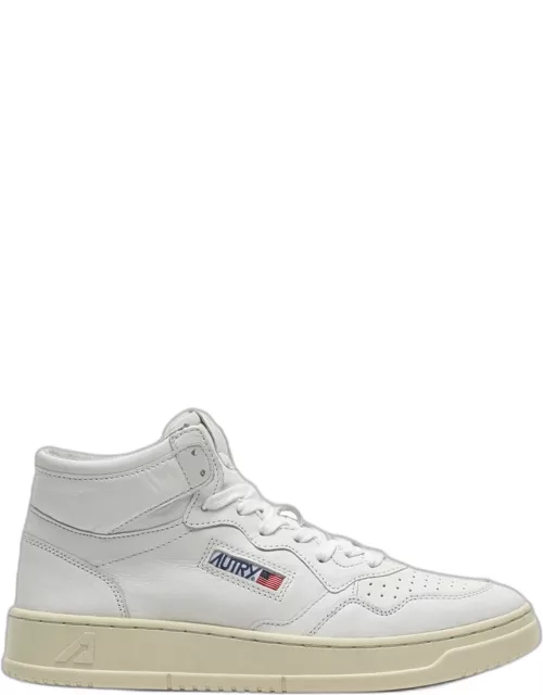 Medalist Mid sneakers in white leather