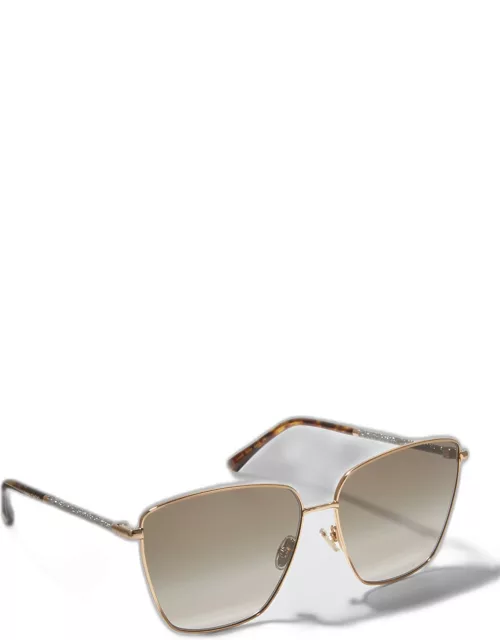 Lavis Square Stainless Steel Sunglasse